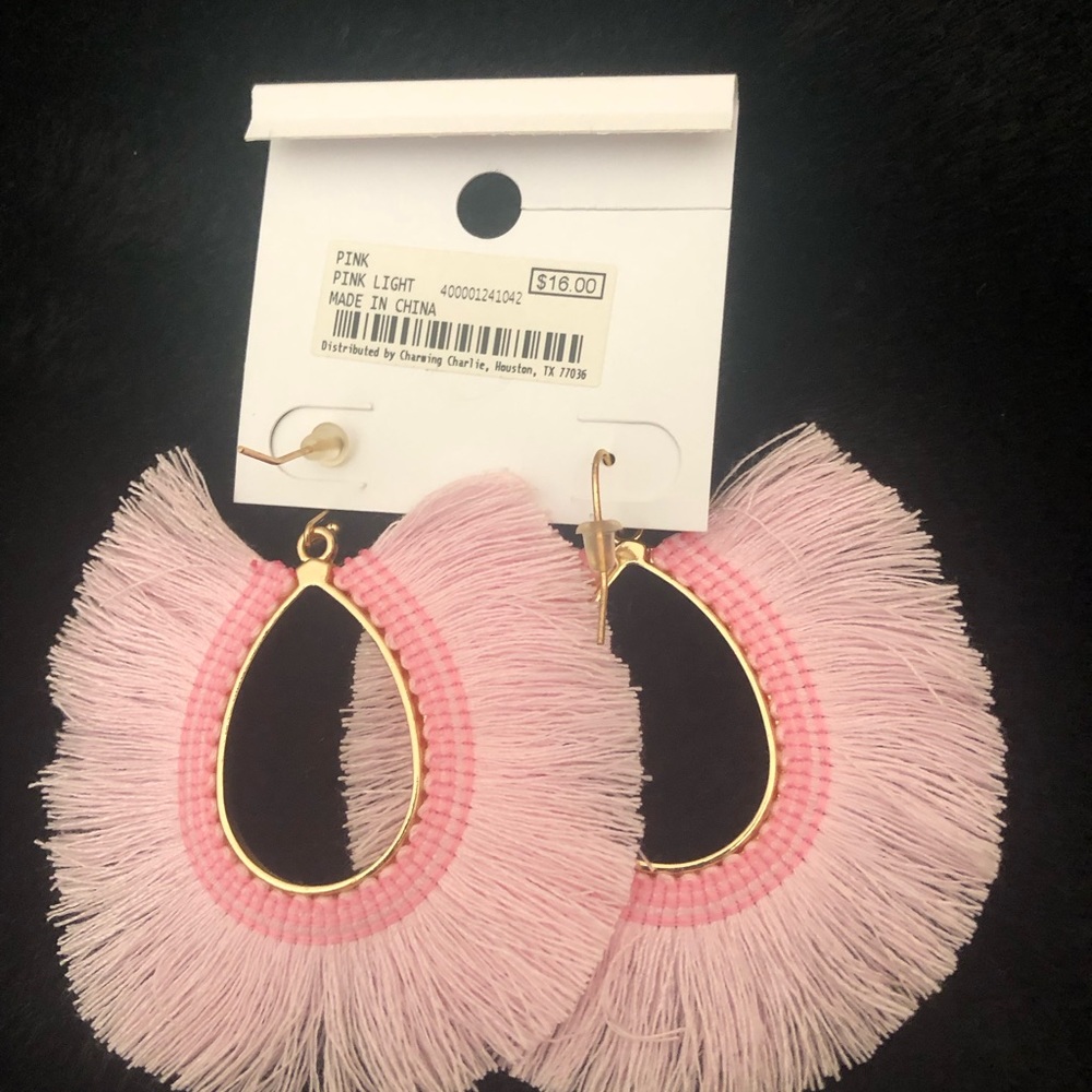 FRINGED EARRINGS - Picture 2 of 2